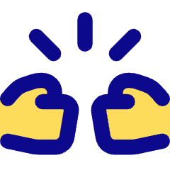 Fist Bump Icon from Core Pop Set