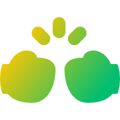 Fist Bump Icon from Flex Gradient Set