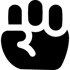 Fist Icon from Flex Solid Set