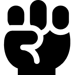 Fist Icon from Micro Solid Set