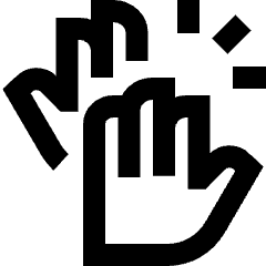 High Five Icon from Sharp Line Set