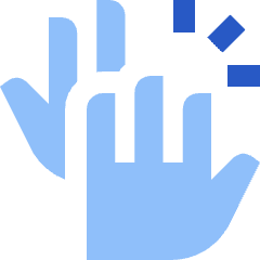 High Five Icon from Sharp Flat Set