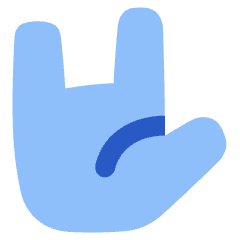 Love Hand Icon from Plump Flat Set