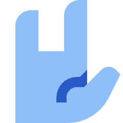 Love Hand Icon from Sharp Flat Set