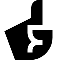 Number One Hand Icon from Sharp Solid Set