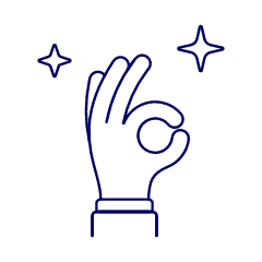 Ok Gesture 1 Illustration from UX Line Set