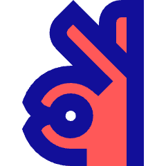 Ok Hand Icon from Sharp Pop Set