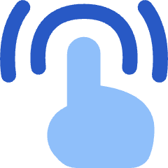 One Finger Double Tap Icon from Flex Flat Set