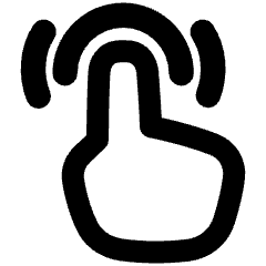 One Finger Double Tap Icon from Plump Remix Set