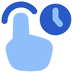 One Finger Hold Icon from Plump Flat Set