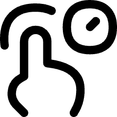 One Finger Hold Icon from Flex Line Set