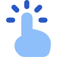 One Finger Long Tap Icon from Flex Flat Set