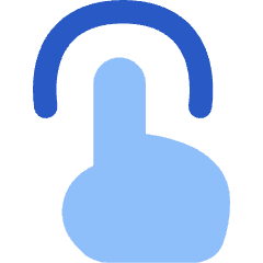 One Finger Tap Icon from Flex Flat Set