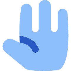 Open Hand Icon from Flex Flat Set