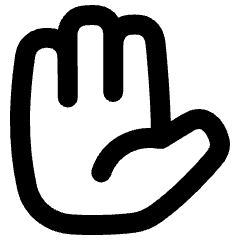 Open Hand Icon from Plump Remix Set