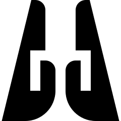 Praying Hand Icon from Sharp Solid Set