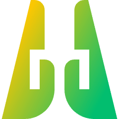 Praying Hand Icon from Sharp Gradient Set