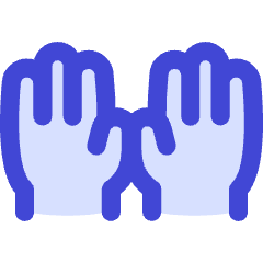 Raised Hands Icon from Flex Duo Set