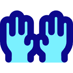 Raised Hands Icon from Core Pop Set