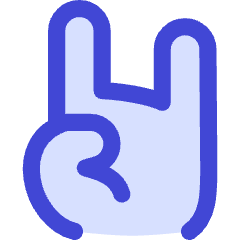 Rock And Roll Hand Icon from Flex Duo Set