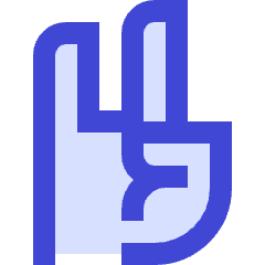 Rock And Roll Hand Icon from Sharp Duo Set