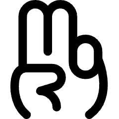 Scout Sign Icon from Core Line Set