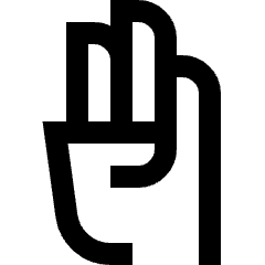 Scout Sign Icon from Sharp Line Set