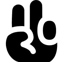 Scout Sign Icon from Flex Solid Set