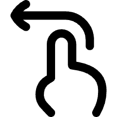 Swipe Left Icon from Flex Line Set