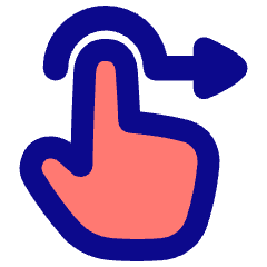 Swipe Right Icon from Plump Pop Set