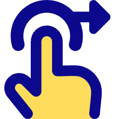 Swipe Right Icon from Core Pop Set