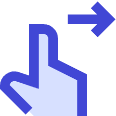 Swipe Right Icon from Sharp Duo Set