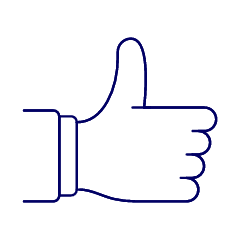 Thumbs Up 1 Illustration from UX Line Set