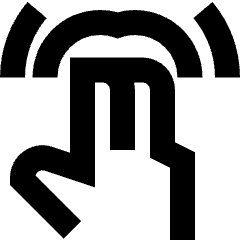 Two Finger Double Tap Icon from Sharp Remix Set