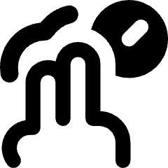 Two Finger Hold Icon from Core Remix Set