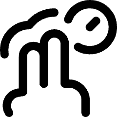 Two Finger Hold Icon from Core Line Set