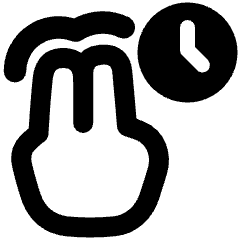 Two Finger Hold Icon from Plump Remix Set