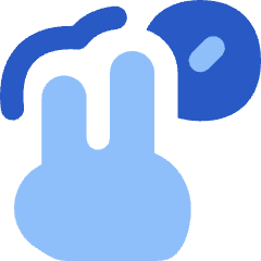Two Finger Hold Icon from Flex Flat Set