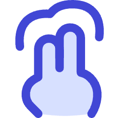 Two Finger Tap Icon from Flex Duo Set