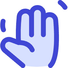 Waving Hand Icon from Flex Duo Set