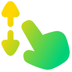 Zoom In Icon from Plump Gradient Set