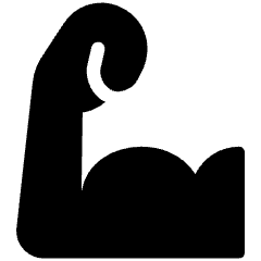 Arm Flex 1 Icon from Ultimate Bold Set