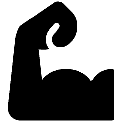 Arm Flex 2 Icon from Ultimate Bold Set