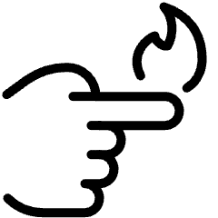 Finger Gun Fire Icon from Ultimate Light Set
