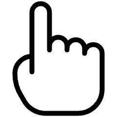 Finger Point 2 Icon from Ultimate Light Set