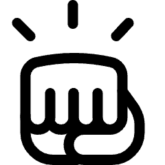 Hand Fist Bump 1 Icon from Ultimate Regular Set