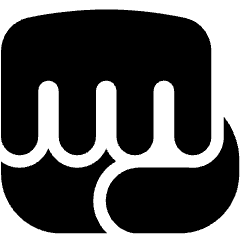 Hand Fist Bump 2 Icon from Ultimate Bold Set