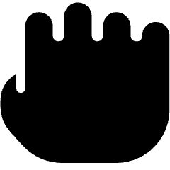 Hand Fist Icon from Ultimate Bold Set