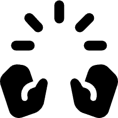 Hand Raise Icon from Ultimate Bold Set