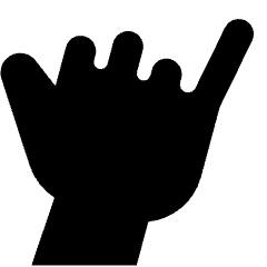 Shaka Sign Icon from Ultimate Bold Set